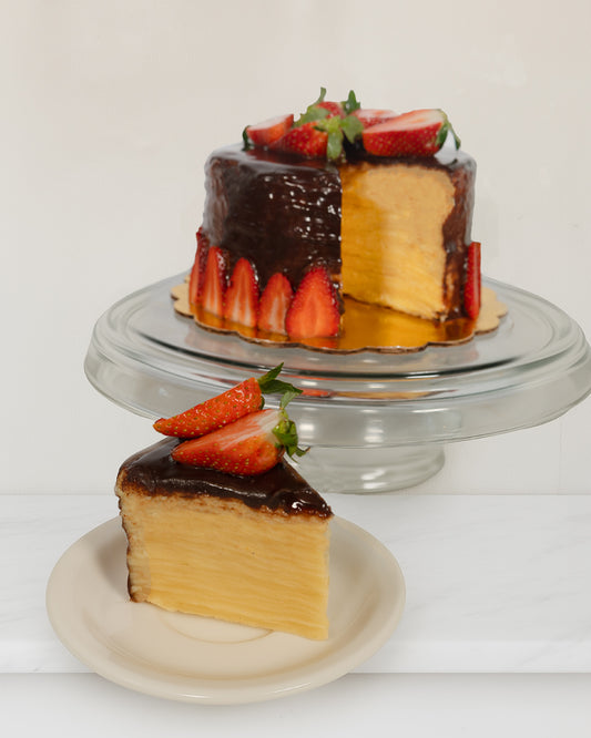CREPE CAKE BOSTON CREAM PIE