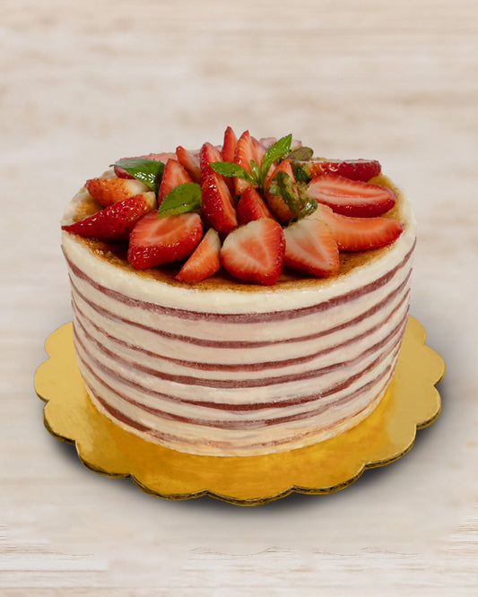 CREPE CAKE STRAWBERRY CHEESE CAKE
