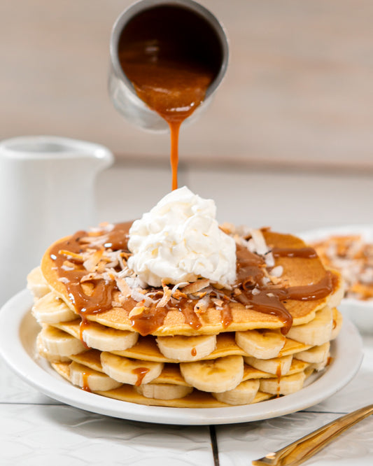 Dulce de Leche & Coconut Pancakes