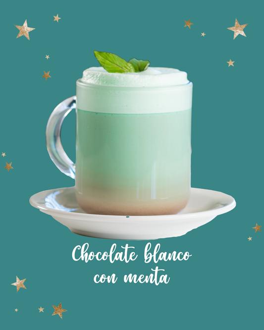 Chocolate Blanco con Menta