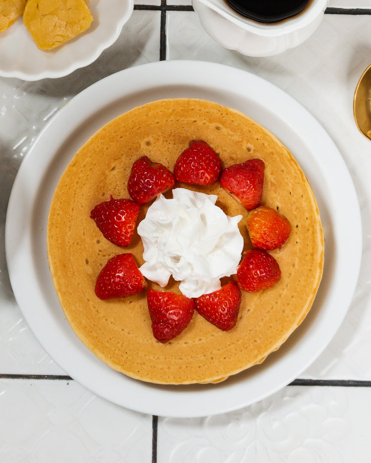 Strawberry Ricotta Pancakes